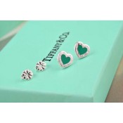 New Style Tiffany Replica Love Heart Earrings With Blue  60994862