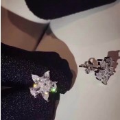 Tiffany Victoria Mixed Cluster Earrings 925 Silver Diamonds For Ladies Online Jewelry 34939934