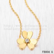 Van Cleef & Arpels Flowers Frivole Bracelet 1 Flowers Yellow Gold With Diamond