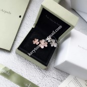 Replica Van Cleef Arpels Frivole Between the Finger Ring Yellow Gold/White Gold/Rose Gold With Diamond Wholesale