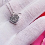 Fashion Selling Tiffany Return To 925 Silver Heart Lock Key Pendant Women Replica Necklace In US