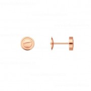 Copy Carteri Love Screw Motifs Earring Pink Gold B8301254