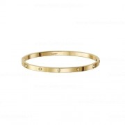 Copy Cartier Love Bracelet SM with 10 Diamonds Yellow Gold B6047817