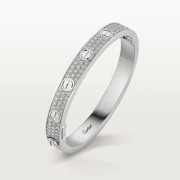 Replica Cartier Love Bracelet White Gold Diamonds N6033601