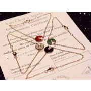 Amulette de Cartier 7 Color Stones Bracelet in Yellow Gold, White Gold and Pink Gold