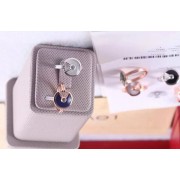 Amulette de Cartier White Mother-of-Pearl Ring With Diamond in Yellow Gold, White Gold and Pink Gold