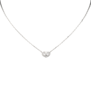Heart Of Cartier Pendant, Small Model White Gold, Diamonds B3040300