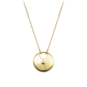 Amulette De Cartier Necklace Yellow Gold, Diamond, White Mother-Of-Pearl B3047500