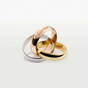 2020 New Style Trinity De Cartier Classics Ring White Gold/Yellow Gold/Pink Gold with Diamonds B4052700 Low Price