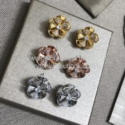 Divas Dream Flower Earrings With Diamonds White Gold-Yellow Gold-Rose Gold Premium replica