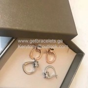 B.zero1 Hoop Earrings Rose Gold and White Gold Top Replica