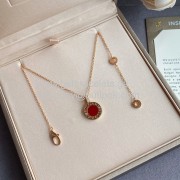 Necklace Pink Gold Black/Red/White/Green/Diamonds Authentic Replica