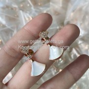 Divas Dream Earrings Mother of Pearl with Diamonds Cheap