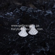 Divas Dream Earrings With Pave Diamonds White Gold Shop