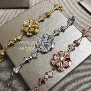 Divas Dream Flower Bracelets With Diamonds White Gold-Yellow Gold-Rose Gold Premium replica