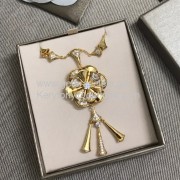 Divas Dream Flower Necklaces With Diamonds White Gold-Yellow Gold-Rose Gold Cheap