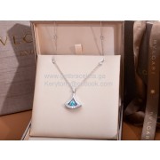 Divas Dream Necklace White Gold With Pave Diamonds and Sapphires Copy