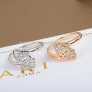 Divas Dream Ring with Pave Diamonds Rose Gold and White Gold Replica