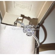 Fiorever Bracelet White Gold with Pave Diamonds NEW replica