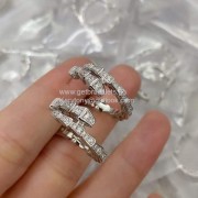 Serpenti Viper Earrings White Gold With Diamonds Cheap