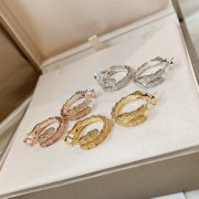 Serpenti Viper Earrings With Pave Diamonds 3 Colors Perfect Replica