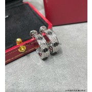Cartier Love Earrings Diamond-Paved Wiht Black Ceramic White Gold