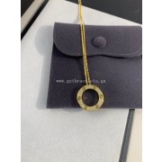 Cartier Love Necklace Yellow Gold With Pave Diamonds