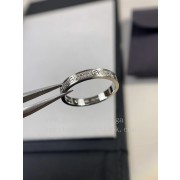 Cartier Love Ring Small Model White Gold with Diamonds B4218200