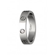 Replica Cartier Love Wedding Band 18K White Gold Love Ring With 1 Diamonds B4050500