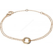 Womens Summer Cartier Trinity Bracelet White Gold/Yellow God/Rose Gold B6036818 Fashion