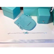 Fashion Tiffany Infinity Silver Double Chains Fashion Blue Enamel Finish Pendant Bracelet Engagement Lady Jewelrys GRP09427