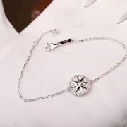 Dior Rose Des Vents 925 Sterling Silver Eight Pointed Star Pendant Ladies Diamonds Bracelet JRDV95031_0000