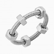 Copy Ecrou de Cartier Ring White Gold B4227400