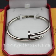 Premium replica Cartier Juste Un Clou Bracelet White Gold B6037615
