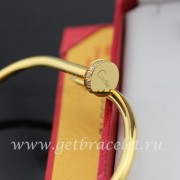 Premium replica Cartier Juste Un Clou Bracelet Yellow Gold Diamonds
