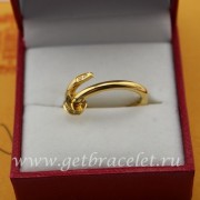 Premium replica Cartier Juste Un Clou Ring Yellow Gold Diamonds