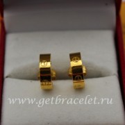 Premium replica Cartier Love Earrings Yellow Gold B8028800