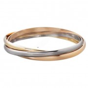 Premium replica Cartier Trinity Bracelet White Gold/Yellow God/Rose Gold B6013302 In UK Replica