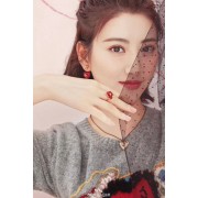 Good Quality Dior Dioramour Fashion Red Heart Star Pattern Ladies Rotatable Ring Gold 2018 R0700DMRLQ_D911