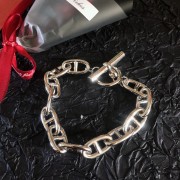 Hermes Chaine DAncre Bracelet Large in Sterling Sliver Designer Jewelry