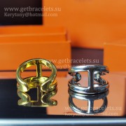 Hermes Ever Chaine DAncre Ring Yellow Gold/White Gold Engagement Lady Jewelry