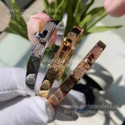 Hermes Kelly Bracelet With Diamonds Silver/Yellow Gold/Rose Gold Fine Jewellery England Sale