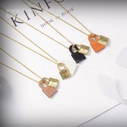 New Style Hermes OKelly Pendant in Swift Calfskin with Yellow Gold Plated