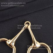 Fine Jewelry Hermes Small Mors Scarf Ring/Buckle in Rose Gold