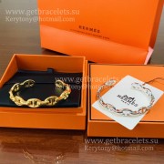 Hermes Chaine DAncre Enchainee Bracelet In Sliver/Yellow Gold For Girls