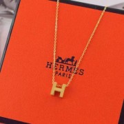 Hermes H Necklace Yellow Gold