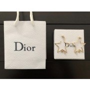Latest Dior Classic CD Letter White Crystal-Yellow Gold Star Pendant Womens Earrings Sale Malaysia