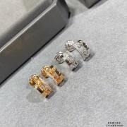 Messika Move Romane Mini Hoops Diamond Earrings Rose Gold/White Gold