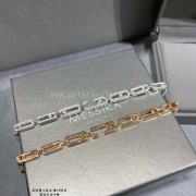 Messika Move Uno Multi Bracelet WIth Pave Diamonds White Gold/Rose Gold