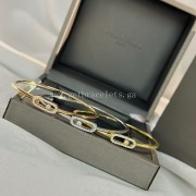 Messika Move Uno Pave Flex Bangle White Gold/Rose Gold For Her Diamond Bracelet